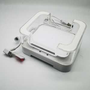 Suporte de alarme anti-roubo para lojas de varejo ABS metal acrílico mesa balcão suporte de exibição para tablets com cabo de carregamento